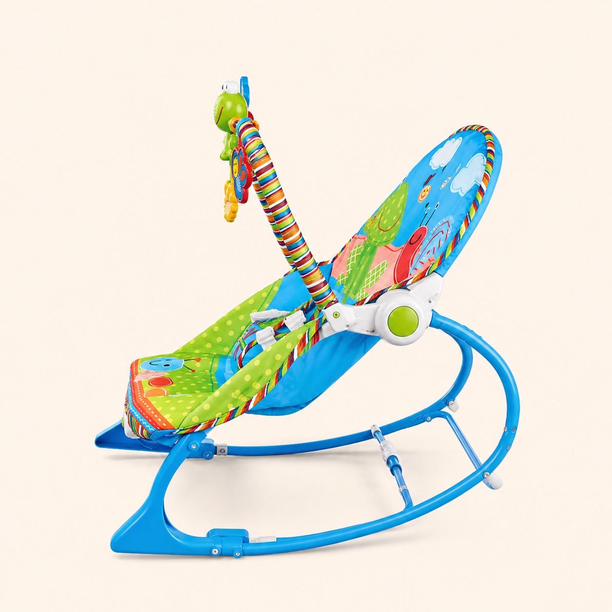Silla Mecedora Para Bebé con Vibración y Juguetes