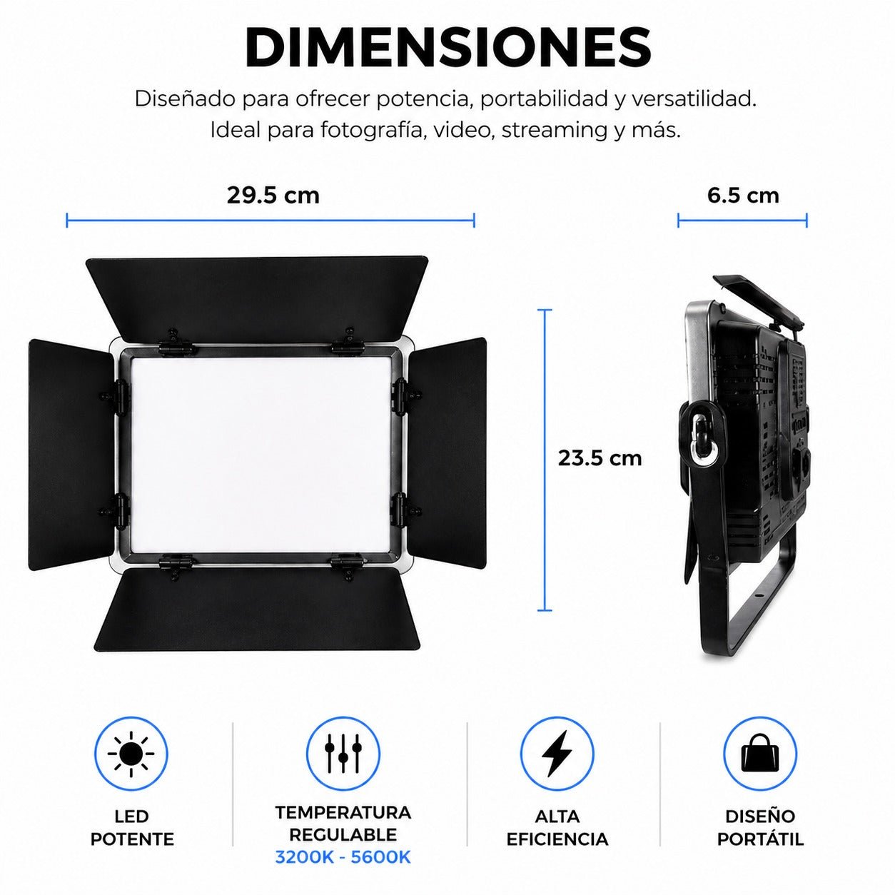 Luz LED Profesional para Streaming y Contenido