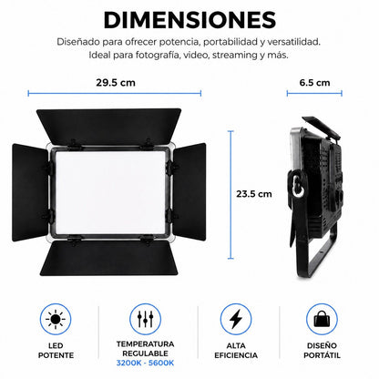 Luz LED Profesional para Streaming y Contenido