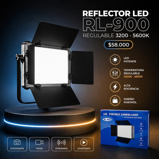 Luz LED Profesional para Streaming y Contenido