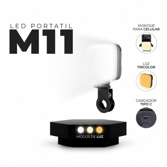 Luz Led Portatil para Celular y Streaming