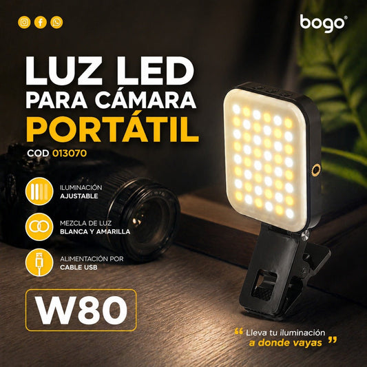 Luz Led para Camara Portatil