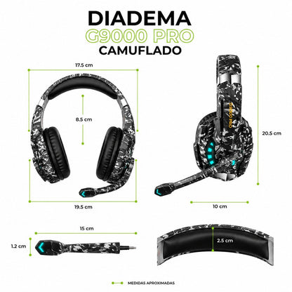 Diadema Gamer Camuflada