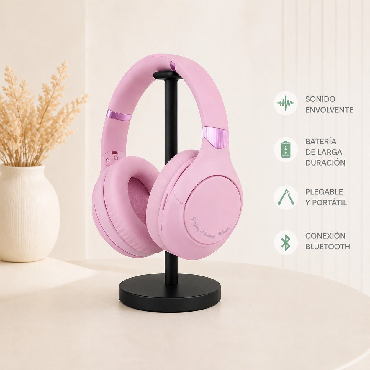 Diadema Bluetooth con Batería de Larga Duración