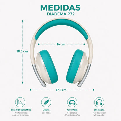 Diadema Bluetooth con Micrófono para Llamadas