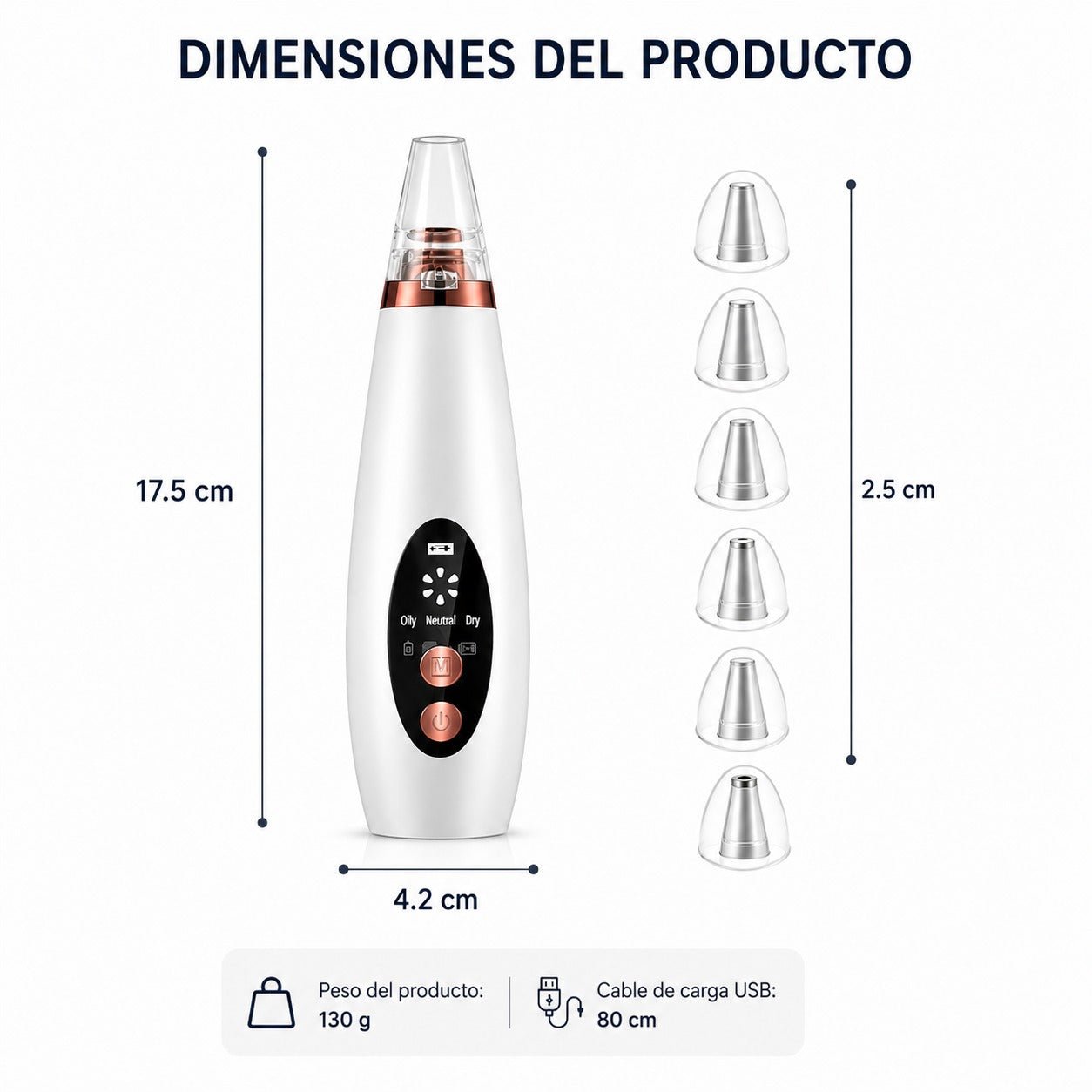 Limpiador Facial Removedor de Puntos Negros