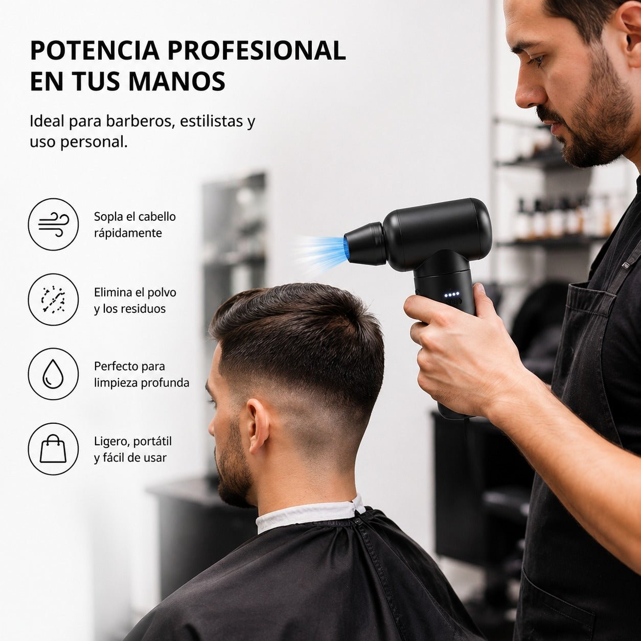Soplador de Barberia Profesional