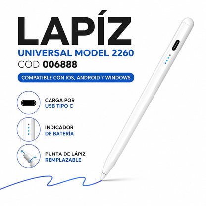 Lápiz Digital Universal para Tablet y Celular