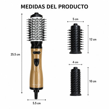 Cepillo Secador Giratorio Keratina 2 en 1