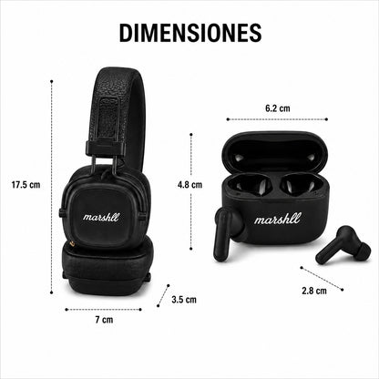 Audifono Minor VII + Diadema Major IV I MARSHALL