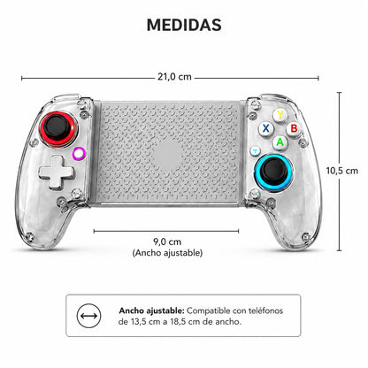 Control Gamer Bluetooth Extensible Para celular con Sensor de Movimiento 6D