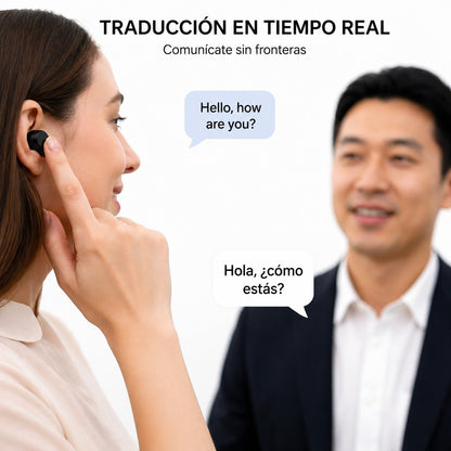 Audífonos con Traduccion Inteligente | 144 Idiomas con Traducción Simultánea