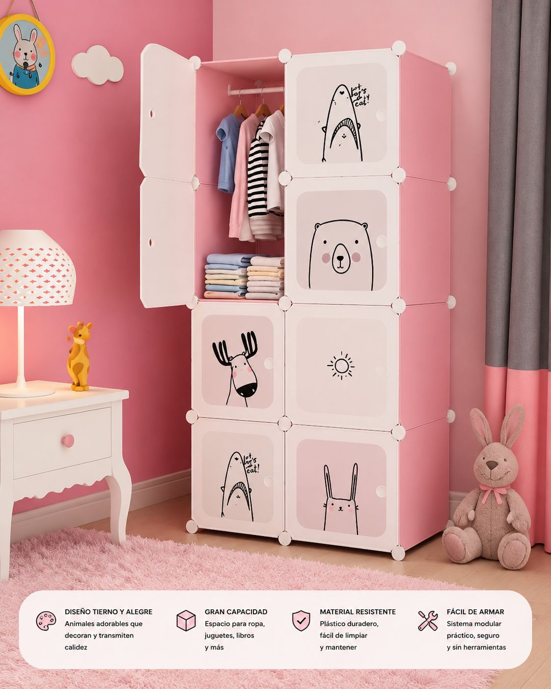 Armario Organizador Modular Infantil