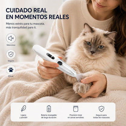 Cortadora Eléctrica PetCare LED para Mascotas