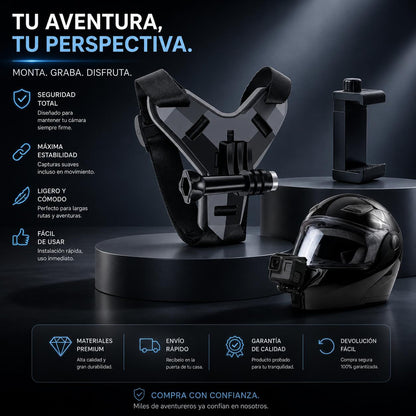 Soporte Mentonera GoPro FullGrip Pro