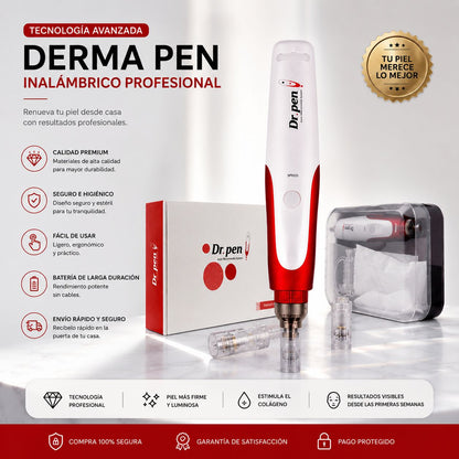 Derma Pen Inalámbrico Profesional Recargable USB