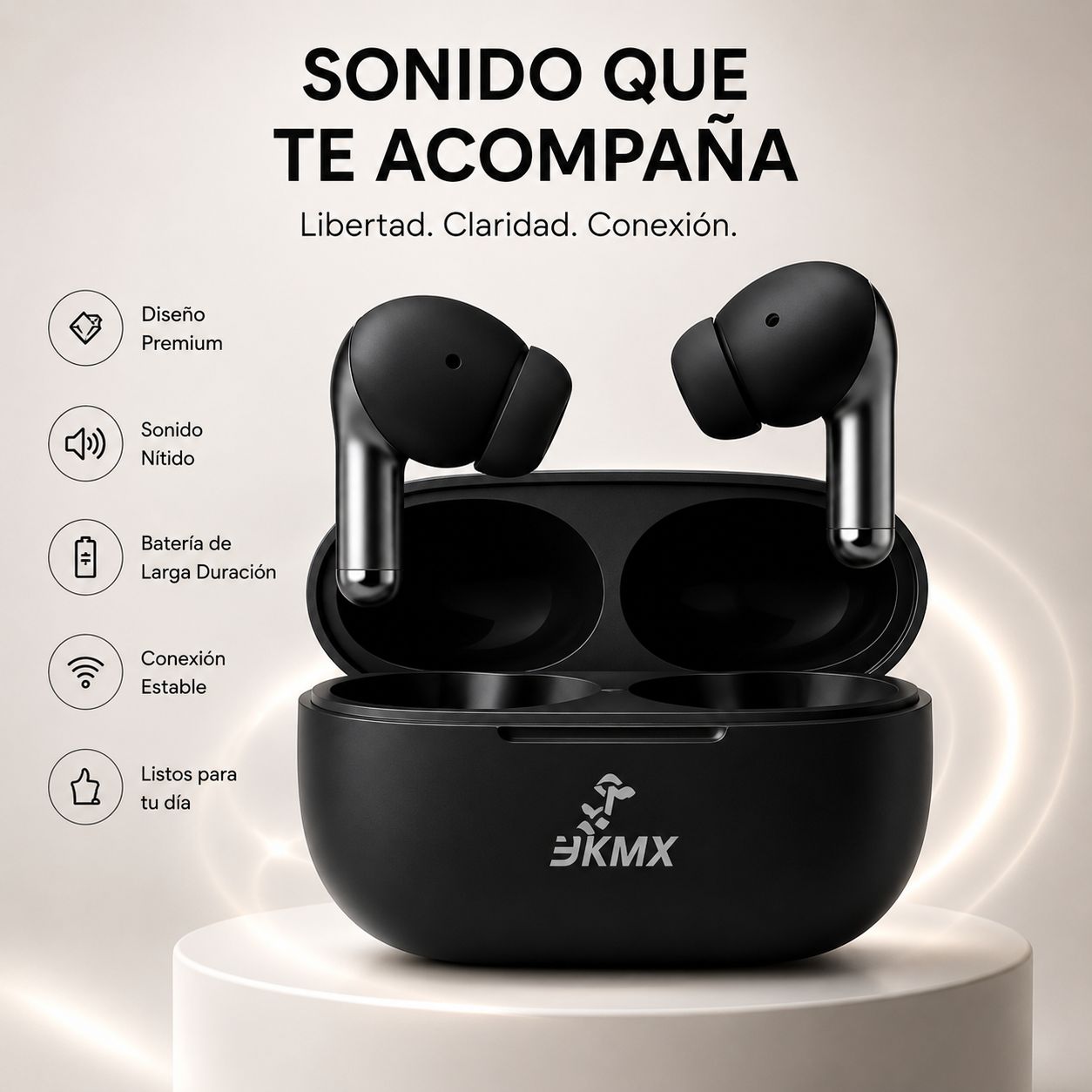 Audífonos Inalámbricos Metálicos JKMX