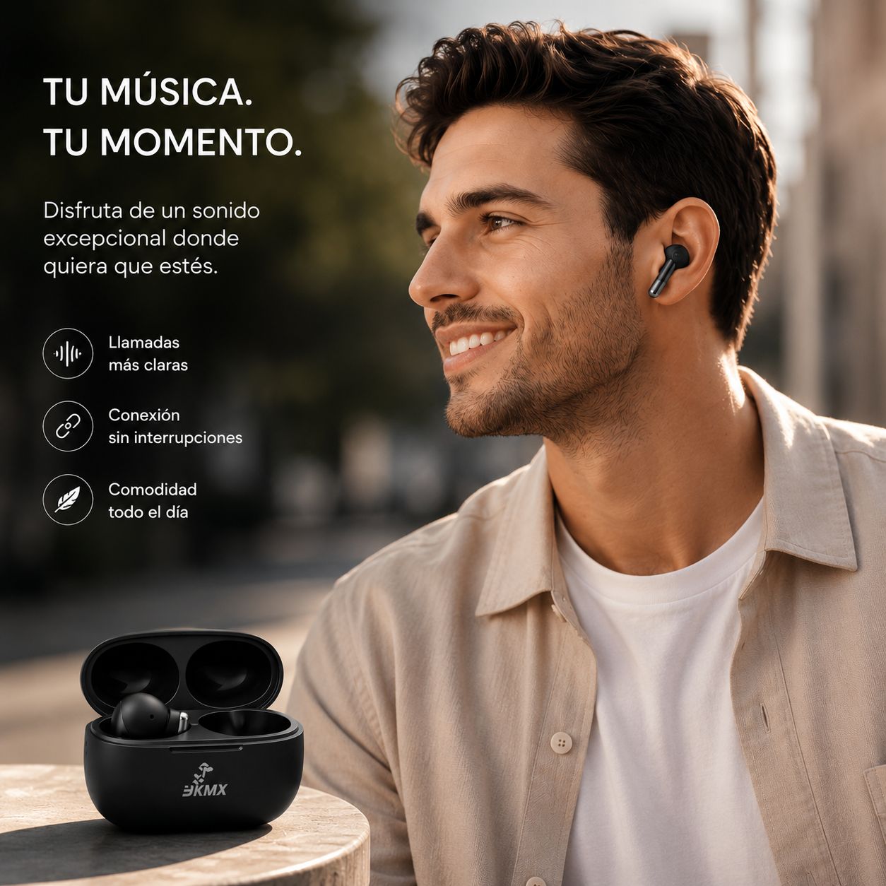 Audífonos Inalámbricos Metálicos JKMX