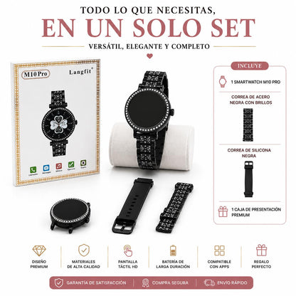 Reloj Smartwatch Inteligente M10 Pro Con Correas Intercambiables