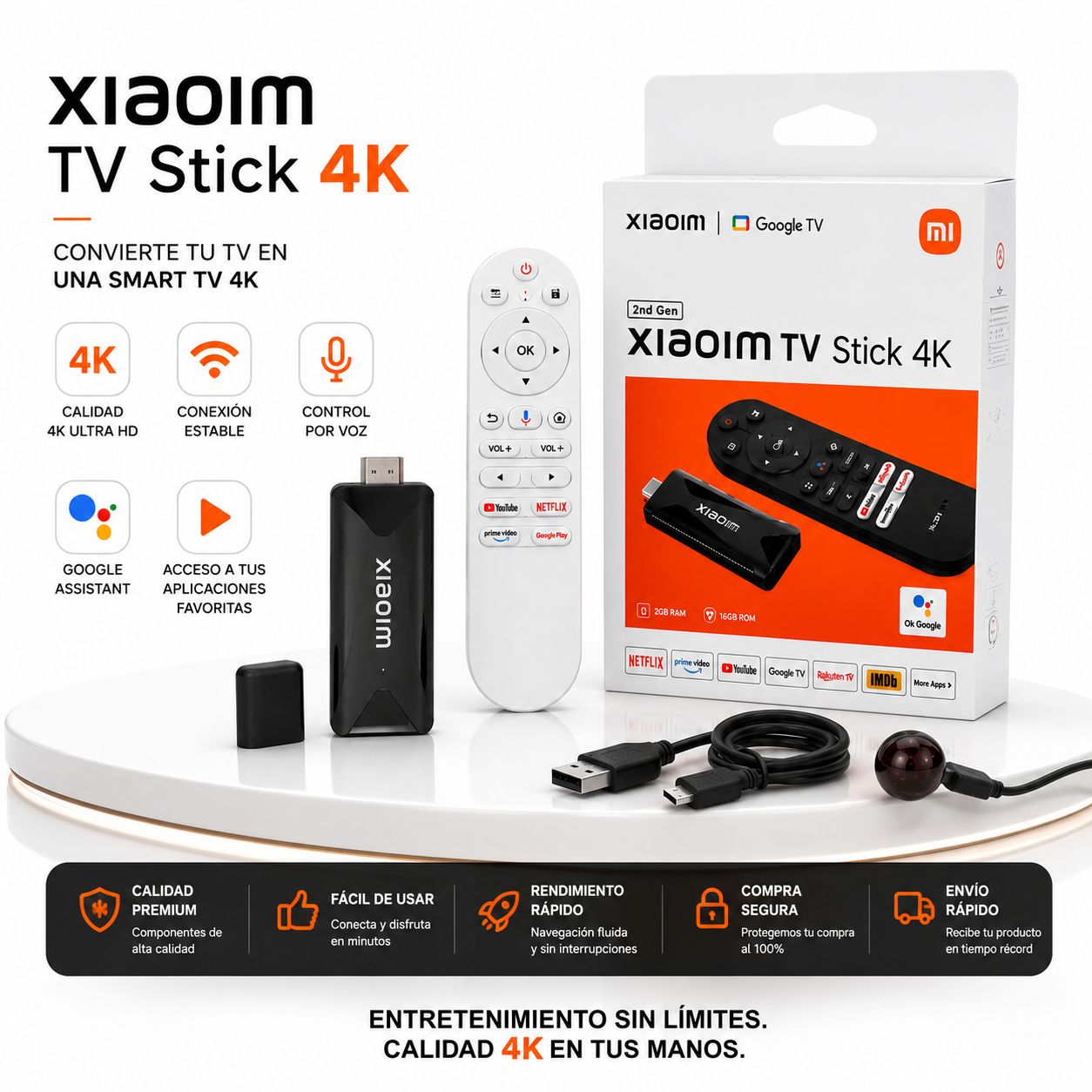 Google Smart TV Stick 4K con Magis TV