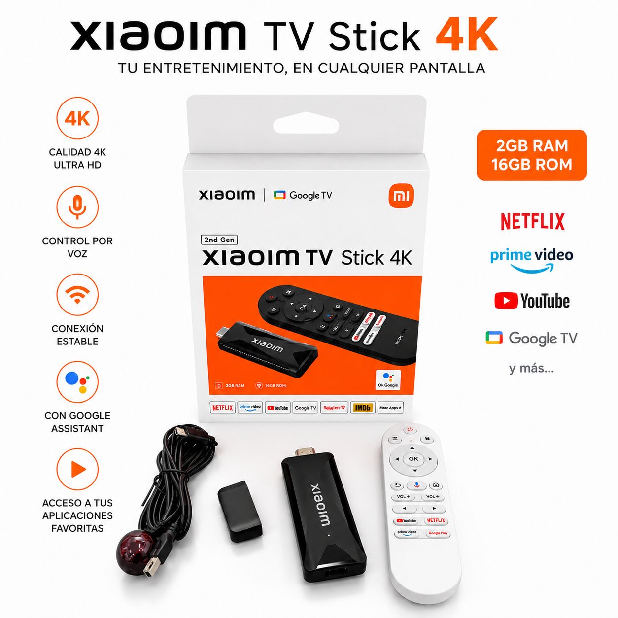 Google Smart TV Stick 4K con Magis TV
