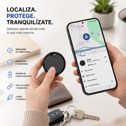 Localizador Inteligente OTAG GPS para Android y iPhone