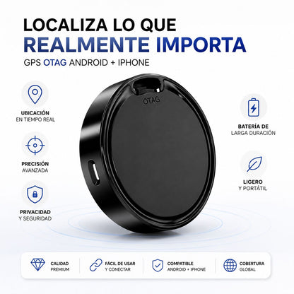 Localizador Inteligente OTAG GPS para Android y iPhone