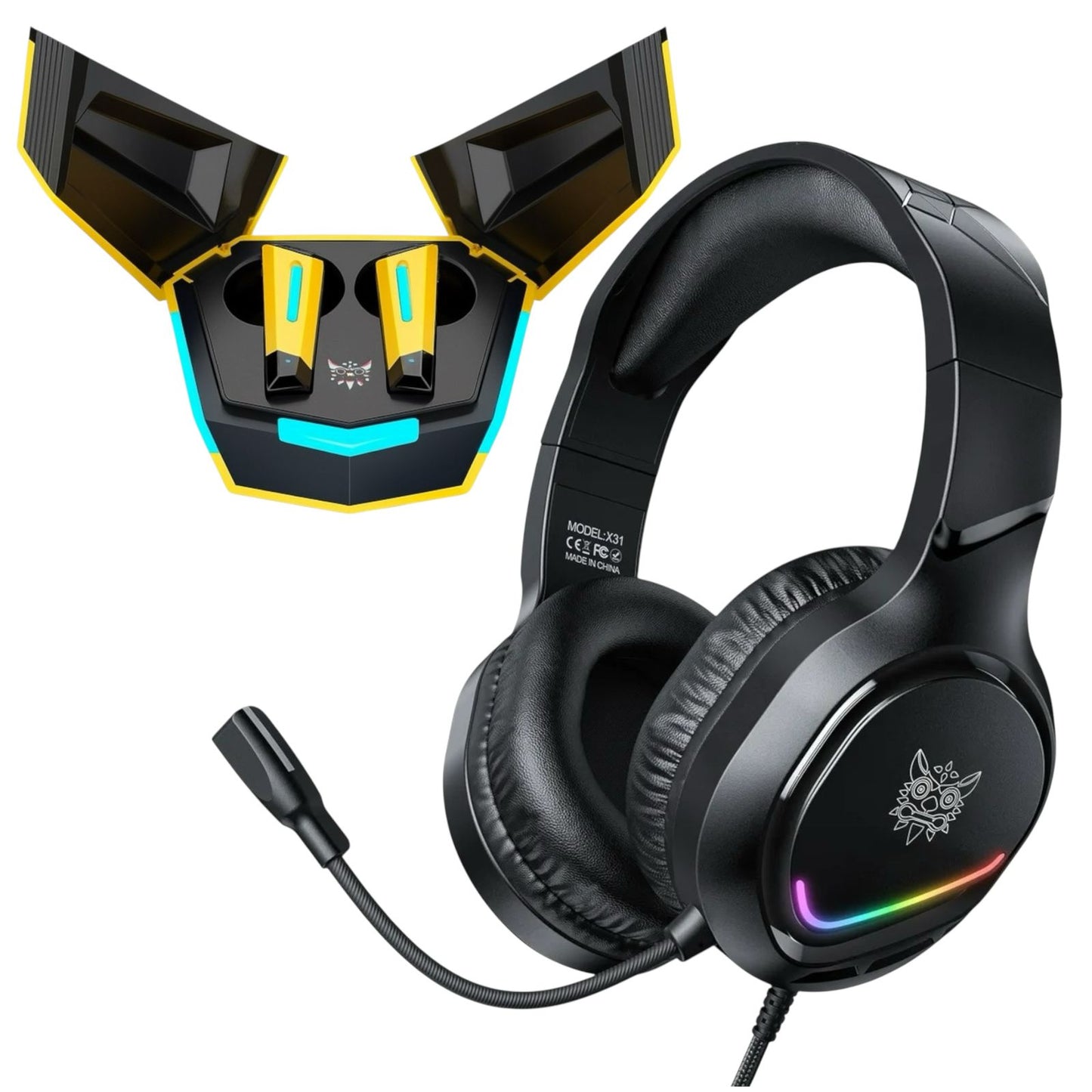 Combo Gamer Audifono + Diadema