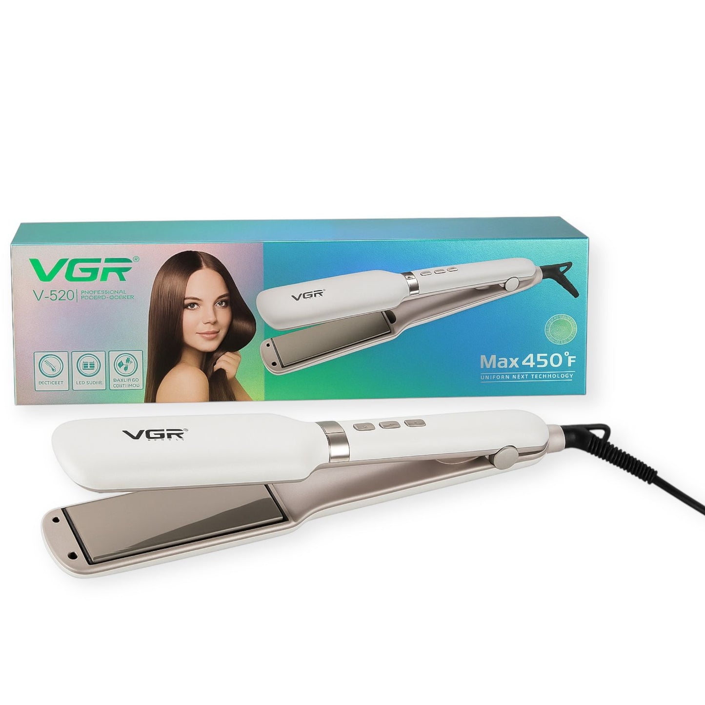 Kit Cabello Profesional VGR | Plancha Alisadora + Secador