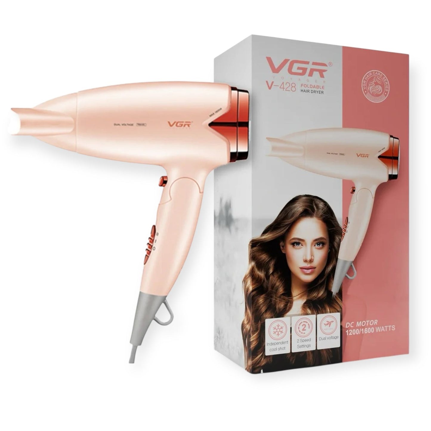 Kit Cabello Profesional VGR | Plancha Alisadora + Secador