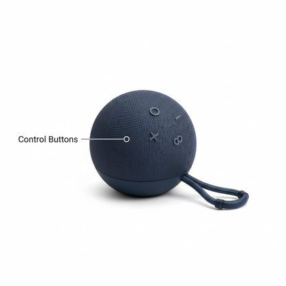 Parlante Bluetooth Tipo Alexa con Luz LED Recargable