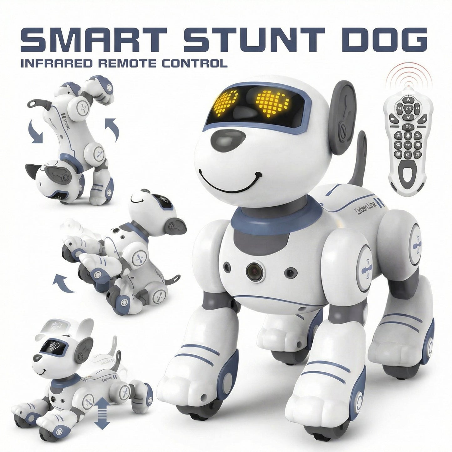 RoboDog Smart – Perro Robot Interactivo con Control Remoto
