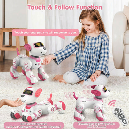 RoboDog Smart – Perro Robot Interactivo con Control Remoto