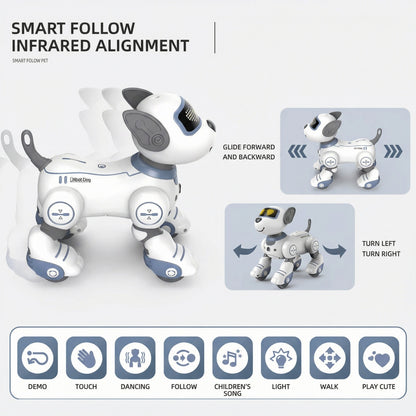 RoboDog Smart – Perro Robot Interactivo con Control Remoto