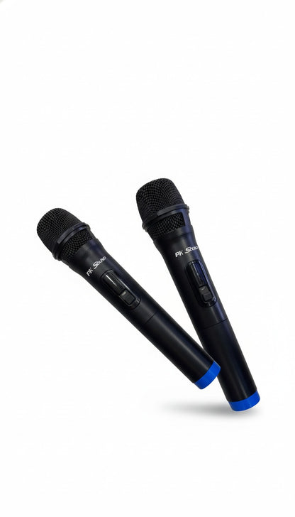 Parlante Bluetooth de Fiesta 10” 60W con Micrófonos Inalámbricos y Luces LED