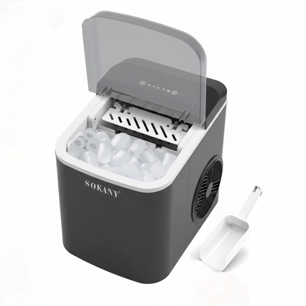 Máquina para Hielo Portátil SOKANY IceFast 6 Minutos