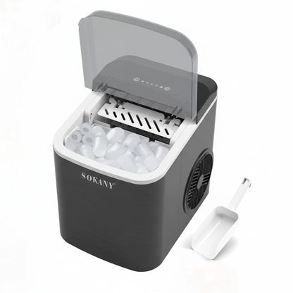 Máquina para Hielo Portátil SOKANY IceFast 6 Minutos