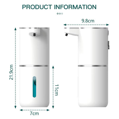 Dispensador Automático de Jabón Espuma Recargable con Sensor Inteligente