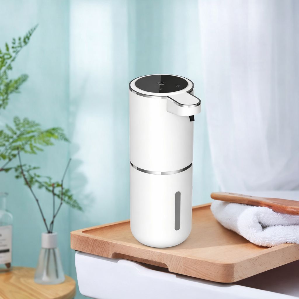 Dispensador Automático de Jabón Espuma Recargable con Sensor Inteligente