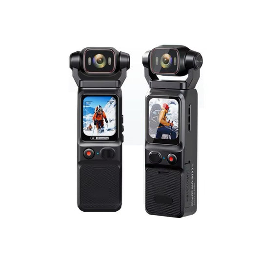 Cámara Deportiva de Bolsillo 4K WiFi Pro con Lente Giratoria 180° y Estabilización