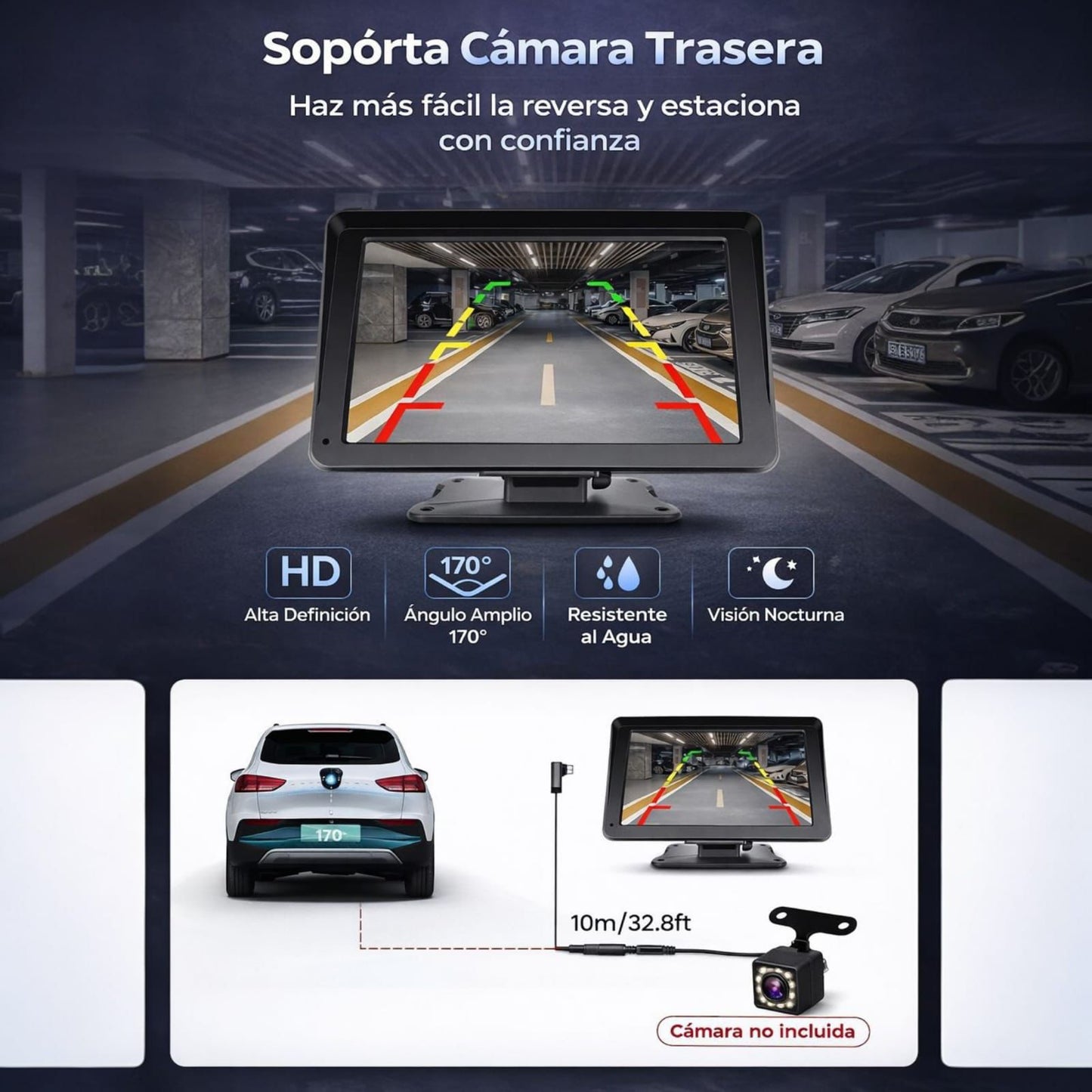 Pantalla Multimedia Inteligente para Carro con CarPlay y Android Auto Inalámbrico