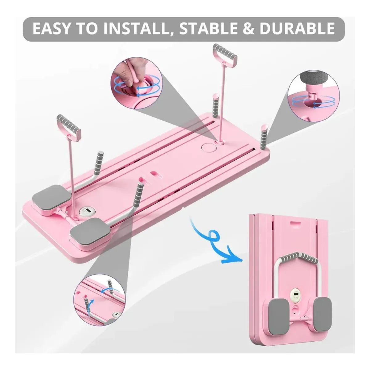 Tabla De Pilates Ejercicios Multifuncional Plegable Portatil