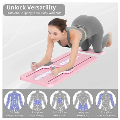 Tabla De Pilates Ejercicios Multifuncional Plegable Portatil
