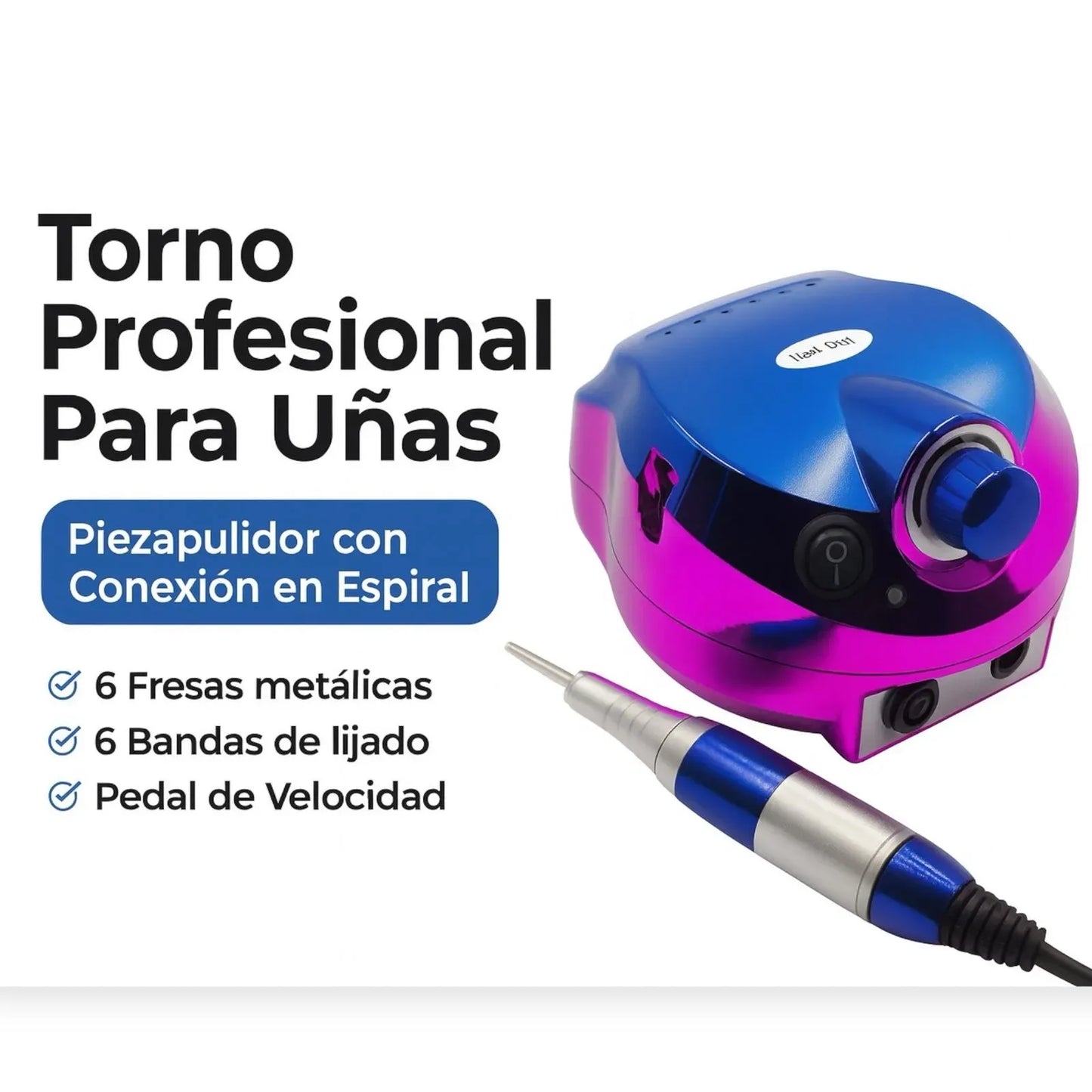 Pulidor uñas Profesional Tornasol