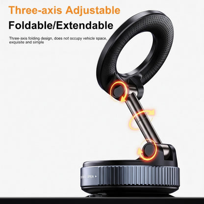 🥇 Soporte Celular Magnético con Succión al Vacío 360° Premium