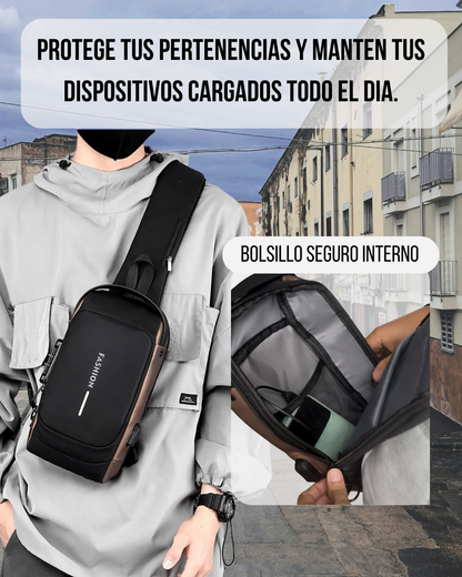 Bolso Antirobo + Power Bank FLY A-220 - 25.000mAh